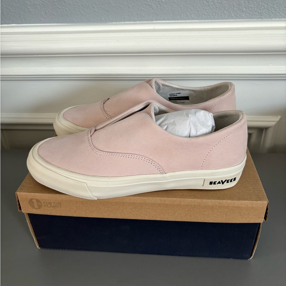 SeaVees | Sunset Strip Sneaker | Size 6.5 | Rose Quartz Nubuck